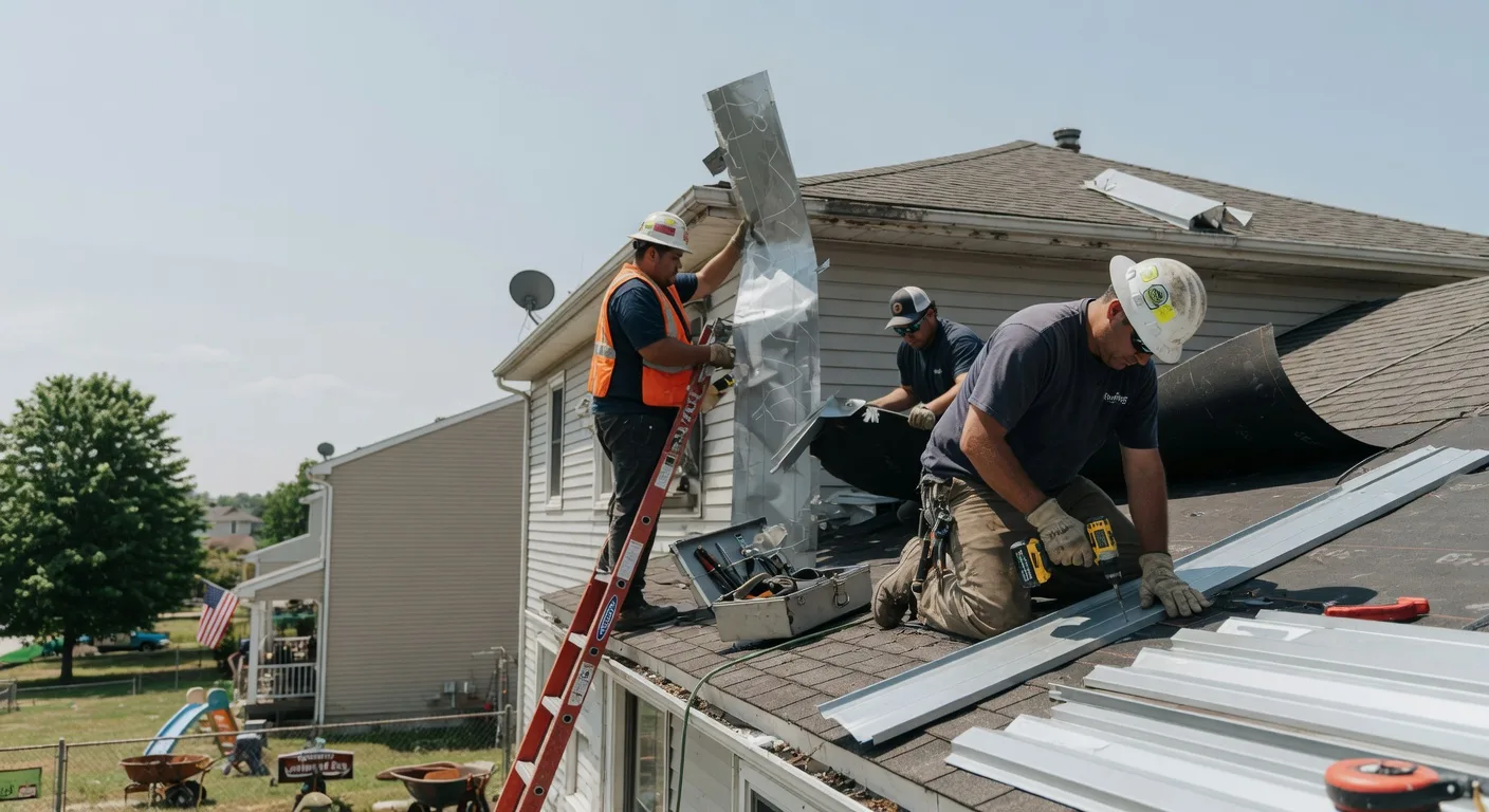 Storm Damage Metal Roof Repair in Tuluksak, AK